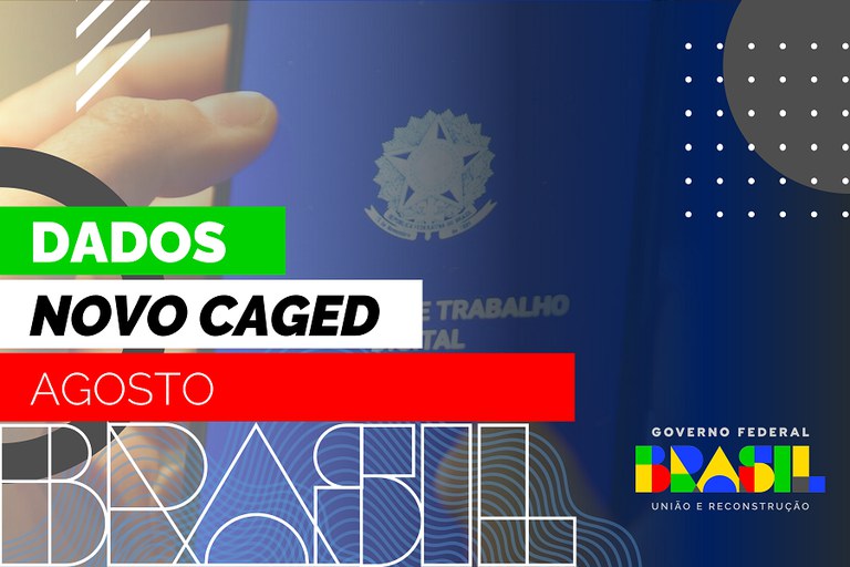 dados caged empregos agosto 2023