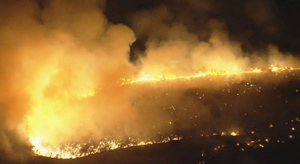 Minas Gerais registra maior quantidade de focos de incêndio dos últimos 14 anos, só em agosto foram mais de 2 mil pontos.  Foto: Reprodução/TV Globo