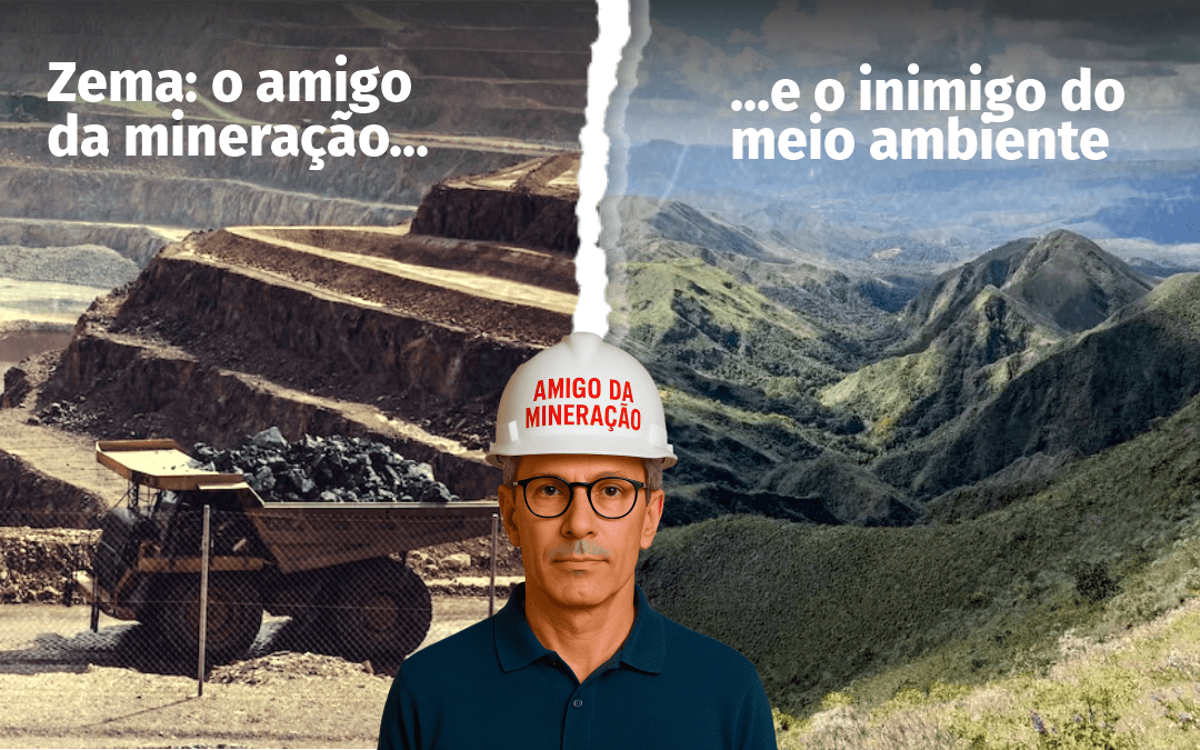 Zema: o amigo da mineração e inimigo do meio ambiente
