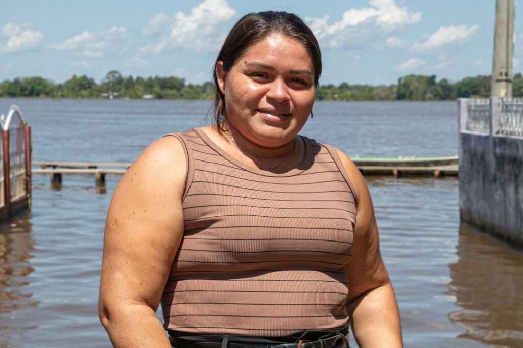 Priscila Taveira hoje retribui o que um dia recebeu de outras pessoas trabalhando na Casa da Cidadania de Careiro da Varzea