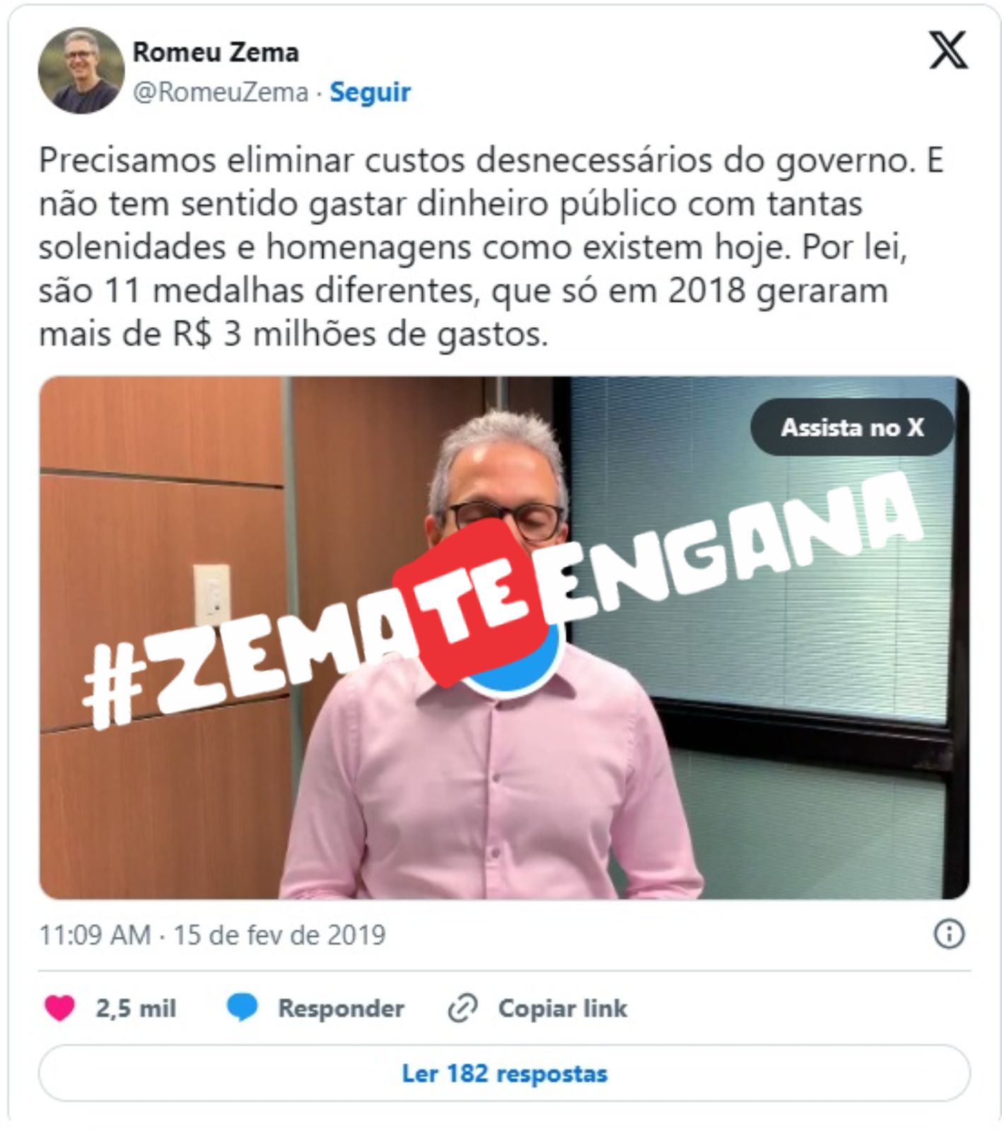 Apesar de promessa de acabar com medalhas, Zema amplia número de honrarias estaduais